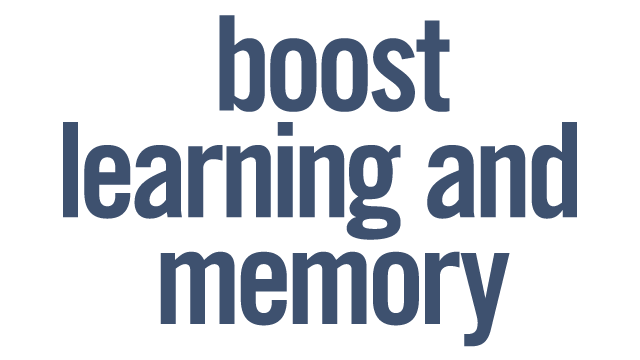 Boost learning and memory